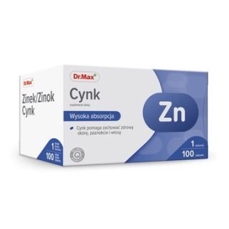 Dr.Max цинку цитрат 15 мг, 100 таблеток на 100 днів прийому