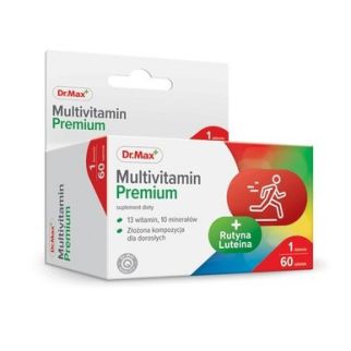 Dr.Max Premium Multivitamin мультивітаміни, мінерали, рутин, лютеїн, 60 таблеток