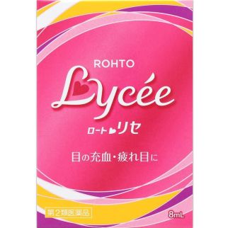 Rohto Lycee глазные капли от покраснения и усталости глаз, 8 мл. До 06/2028