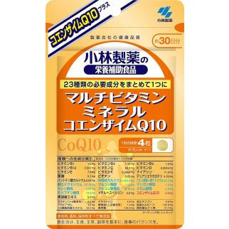 Kobayashi вітаміни, мінерали, кофермент Q10, 120 таблеток на 30 днів