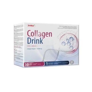 Dr.Max Collagen Drink Колаген Пептан 10000 мг, гіалуронат, вітамін С, цинк, марганець, біотин, 30 саше на 1 місяць