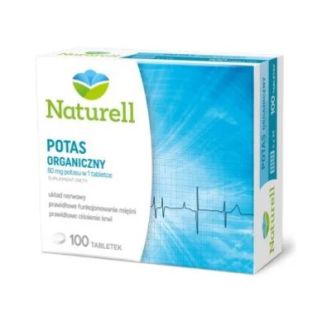 Naturell калію глюконат, 320 мг калію у 4 таблетках, 100 таблеток на 25 днів прийому