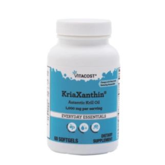 Vitacost KriaXanthin олія антарктичного криля і додатковий астаксантин 500 мг у кожній капсулі, 60 ЖК