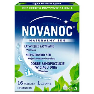 Комплекс для покращення сну Sanofi Novanoc Natural Sen, 16 таблеток