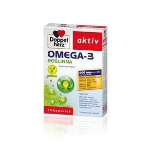Doppelherz Aktiv Omega-3 вегетаріанська з мікроводоростей, 30 капсул