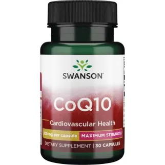 Swanson CoQ-10 Cardiovascular Health 200 мг, 30 капсул