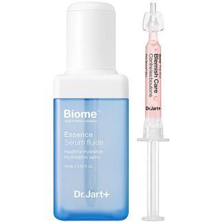 Dr.Jart+ Vital Hydra Solution Biome Essence + Pink Shot зволожуюча есенція та бустер для сяяння шкіри обличчя, 46 г