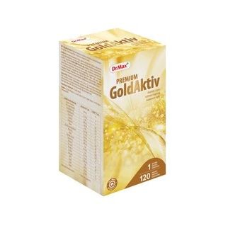 Dr.Max Goldaktiv Premium преміальні мультивітаміни, мінерали, з женьшенем і фосфатидилхоліном/серином, 120 капс