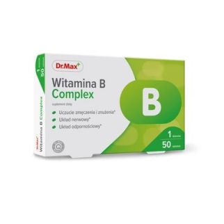 Dr.Max Witamina B Complex комплекс вітамінів групи B, 50 таблеток на 50 днів прийому