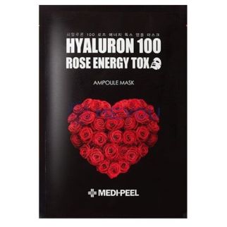 MEDI-PEEL Hyaluron Rose Energy Tox Ampoule Mask Омолоджуюча ампульна маска для обличчя з трояндою, 30 мл 1 шт