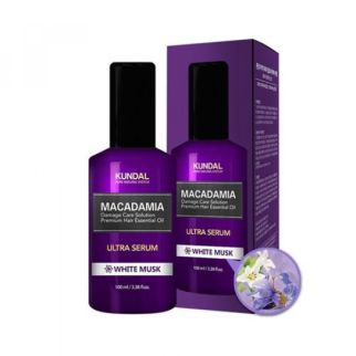 KUNDAL Macadamia Ultra Serum White Musk Олія-сироватка для волосся Білий мускус, 100 мл