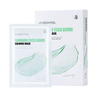 MEDI-PEEL Bamboo Cica Bomb Calming Mask Заспокійлива маска з центеллою і бамбуком, 1 шт