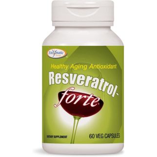 Enzymatic Therapy Resveratrol Forte 100% транс-ресвератрол 325 мг і рутин 75 мг у кожній капсулі, 60 капсул