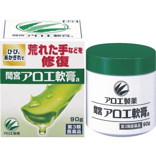 Kobayashi Mamiya Aloe Високоякісний загоювальний крем для рук і тіла з найвищим вмістом алое, 90 г