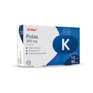 Dr.Max Калій 300 мг, 60 таблеток на 30 – 60 днів прийому