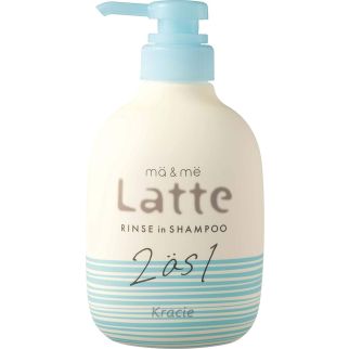 Kracie Ma & Me Late Шампунь-ополіскувач з молочними протеїнами для всієї сім'ї, 490 мл
