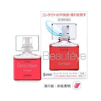 Sante Beauteye Contact зволожуючі краплі для жінок при носінні контактних лінз, запах троянди, без ментолу, 12 мл