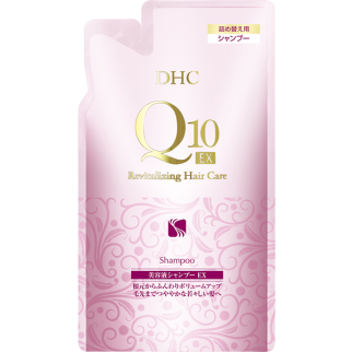 DHC Q10 Revitalizing Hair Care Serum Shampoo EX Шампунь для волосся з коензімом Q10 і сироваткою для волосся 40+, 400 мл
