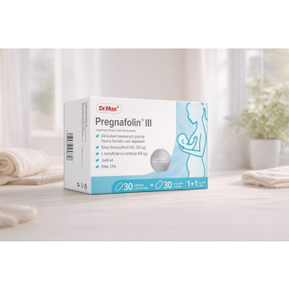 Вітаміни для вагітних та годуючих — Dr. Max Pregnafolin III DHA