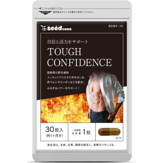 Seedcoms Tough Confidence Японський комплекс для чоловічої сили та здоров'я, 30 капсул на 30 днів прийому