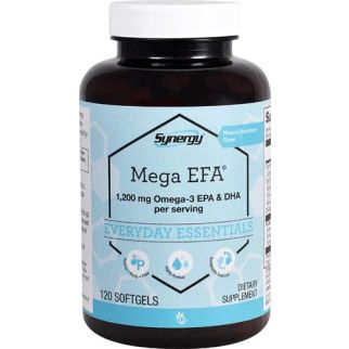 Vitacost Synergy Mega EFA® 1200 mg Omega-3 EPA & DHA риб'ячий жир, 60 ЖК