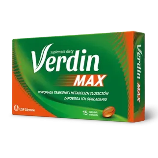 Verdin Max екстракт Куркуми стандартизований 80% високоефективний 42 мг куркуміну, 15 капсул