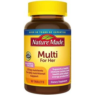 Nature Made multi for her мультивітаміни для жінок, 90 таб на 90 днів