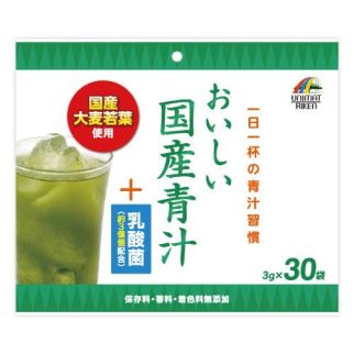 Unimat Riken Аодзіру з паростків ячменю та інших рослин, молочнокислі бактерії, пребіотики, 30 стіків по 3 г