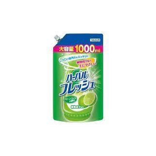 Mitsuei Herbal Fresh Lime Refill Extra Large Гель для миття посуду, овочів, фруктів, аромат Лайм, 1000 мл