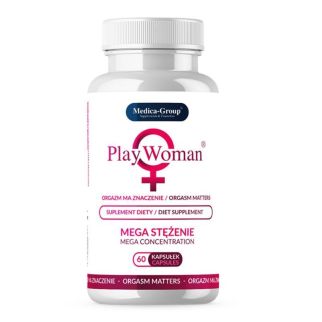 PlayWoman харчова добавка для підтримки сексуального здоров'я жінок, 60 капсул