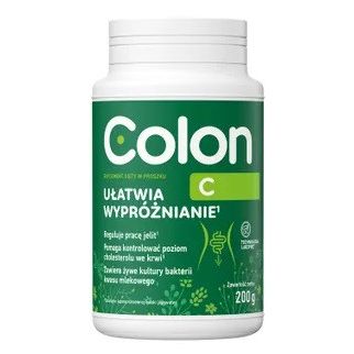 Colon C розчинна клітковина (Psyllium), інулін, лактобактерії, правильне функціонування кишківника, 200 г