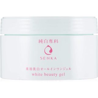 Shiseido Senka White Beauty Gel відбілюючий і зволожуючий гель 5 в 1 з протеїнами шовку, 100 мл