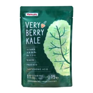Yakult VERY BERRY KALE аодзіру з капусти Кале та журавлинний сік + 11 вітамінів, 15 саше по 3,6 г.