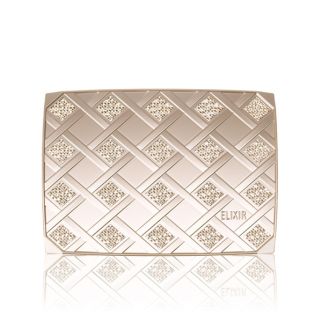 Shiseido Elixir Seperieur Compact Case L футляр с зеркалом и спонжем для сменного блока пудры, 101х15х72