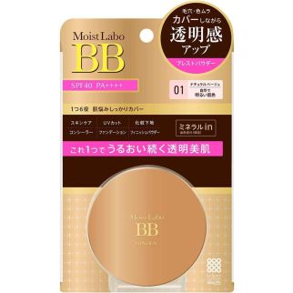Meishoku Moist Labo BB Mineral Foundation SPF40 PA++++++ мінеральна пудра, відтінок #01 беж, 8 г