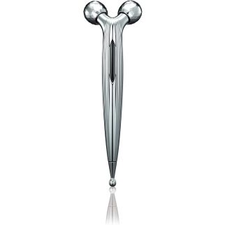 MTG ReFa Carat Ray S роликовий масажер із мікрострумами для зони навколо очей і губ, платинове покриття