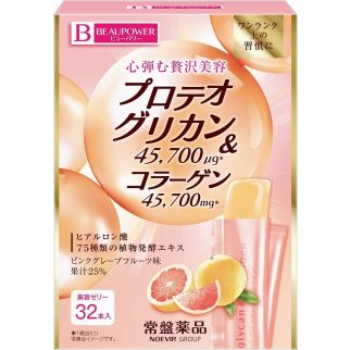 Tokiwa Beaupower Proteoglican & Collagen желе смак грейпфрут, 32 стіки-пастилки