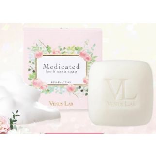 VENUS LAB Medicated Jamu Herb Nano Soap Feminature мило для інтимної гігієни, 100 г