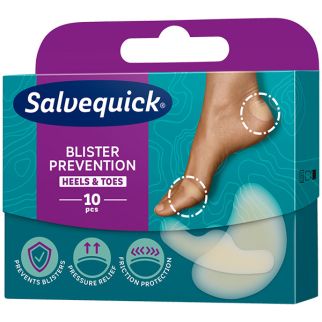 Salvequick Пластирі гідроколоїдні Foot Care Mix від мозолів і саден, 10 шт. До 01/2028