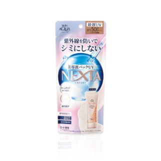 Rohto Skin Aqua Nexta Tone Up Serum UV Essence SPF50+/PA++++ сонцезахисна сироватка для яскравості шкіри, 70 мл