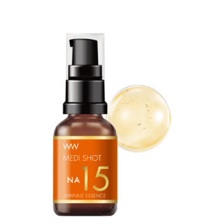 Meishoku Medi Shot NA15 густа антивікова сироватка з ніацинамідом 15%, ретинолом, центеллою, 30 мл