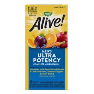 Nature's Way Alive! Once Daily Men's Ultra Potency Multivitamin Мультивітамінний комплекс для чоловіків, 30 таб