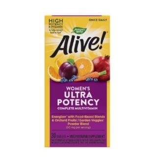 Nature's Way Alive! Once Daily Women's Ultra Potency Multivitamin Комплекс мультивітамінів для жінок, 30 таб
