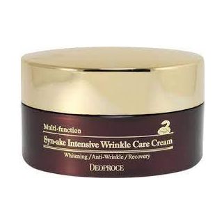 DEOPROCE Syn-Ake Intensive Wrinkle Care Cream Крем для обличчя зі зміїною отрутою, 100 г