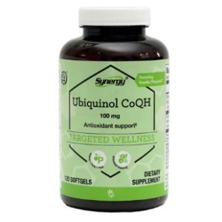 Vitacost-Synergy Kaneka Ubiquinol CoQH Коензим Q10 не окислений (убіхінол) 100 мг, 120 ЖК