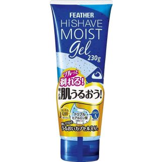 Feather HiShave Moist Gel Зволожуючий гель для гоління з гіалуроновою кислотою, 230 г