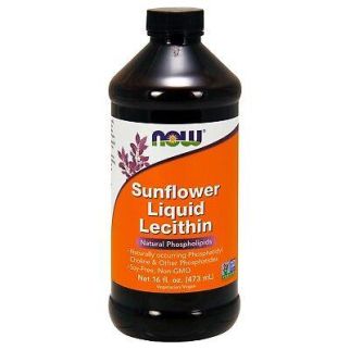 NOW Sunflower Liquid Lecithin лецитин із соняшника, 473 мл