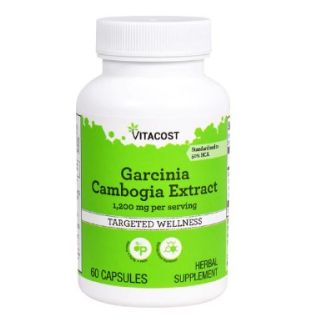 Vitacost Garcinia Cambogia Extract 1200 мг на 2 капсули, 60 капсул