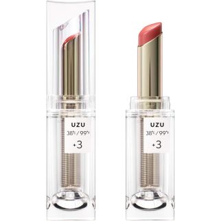 UZU by FLOWFUSHI 38 ℃ / 99F lipstick TOKYO +3: Coral Pink напівглянцева помада-блиск 3,8 г