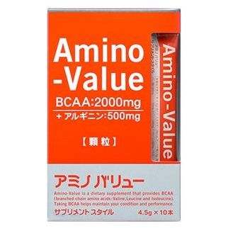 Otsuka Amino-Value 2000 BCAA + 500 мг Аргінін зі смаком грейпфрута, 10 саше